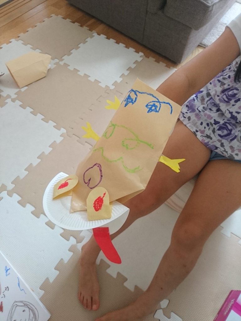 パクパクカエル 子供幼児の絵画 工作 美術教室