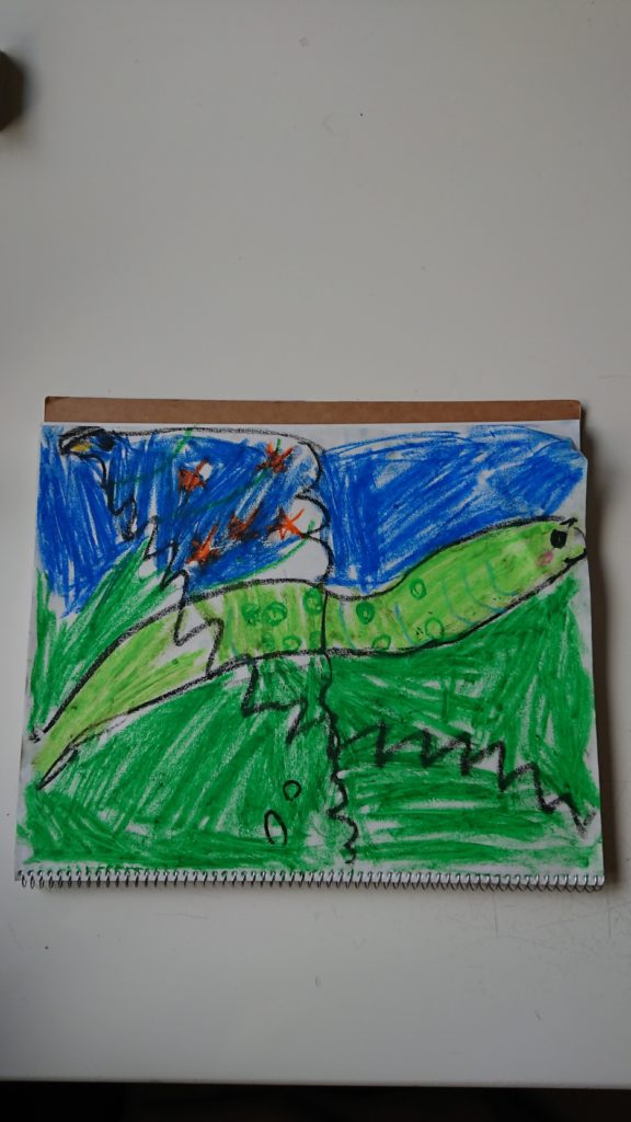 へびととりの青い空