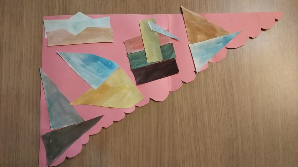 ヨットといかだ