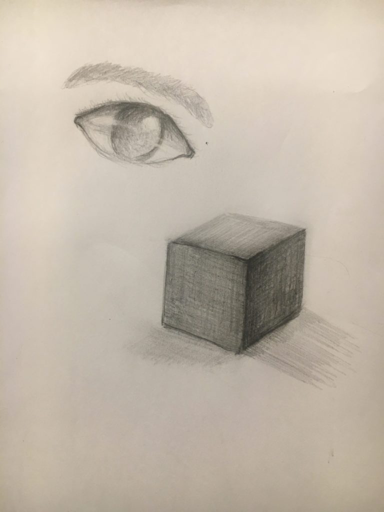 目と立方体