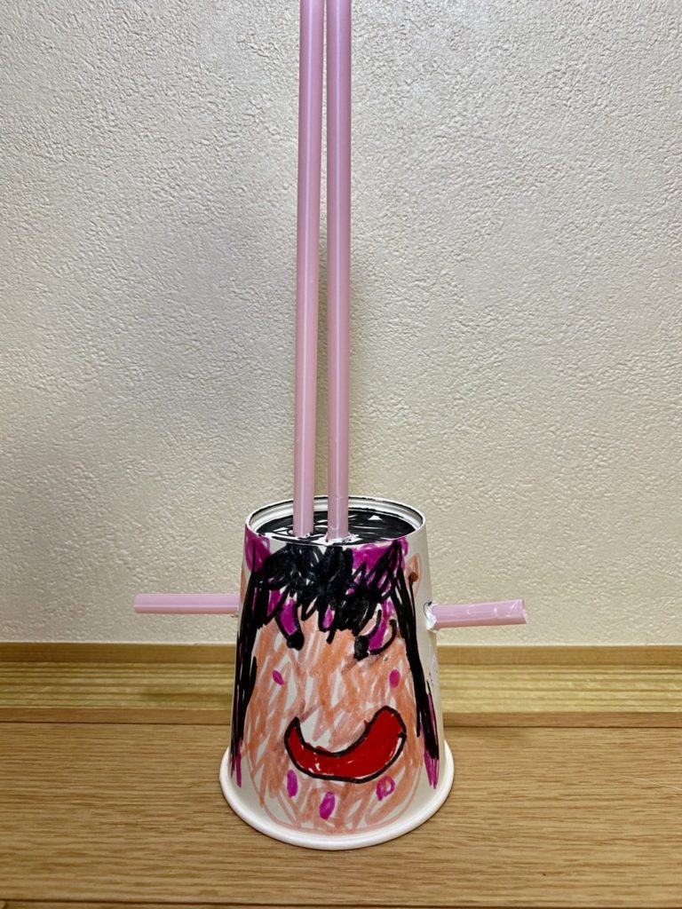 紙コップロボット♪