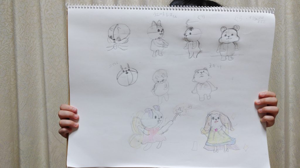 キャラクターの描き方⓵