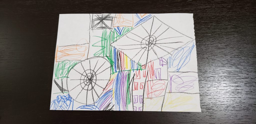 クモの巣　カンディンスキー？