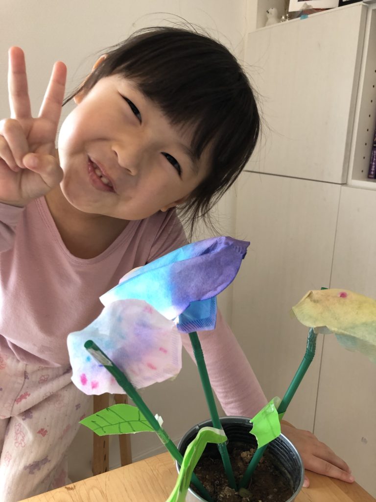 おはなをつくったよ