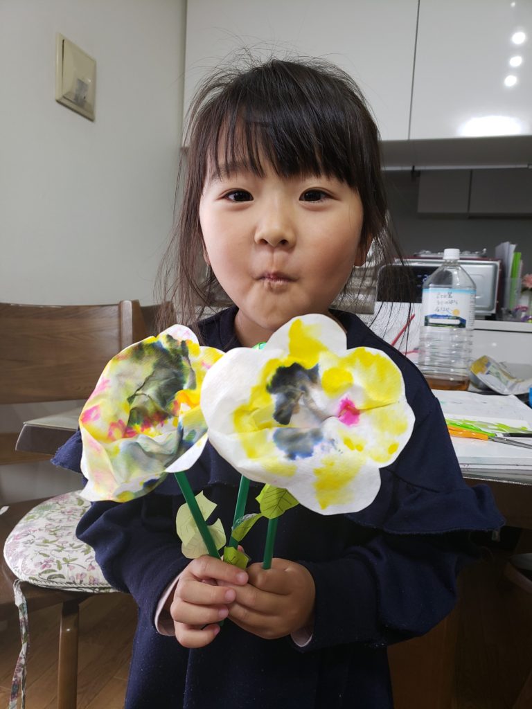 カラフルなお花