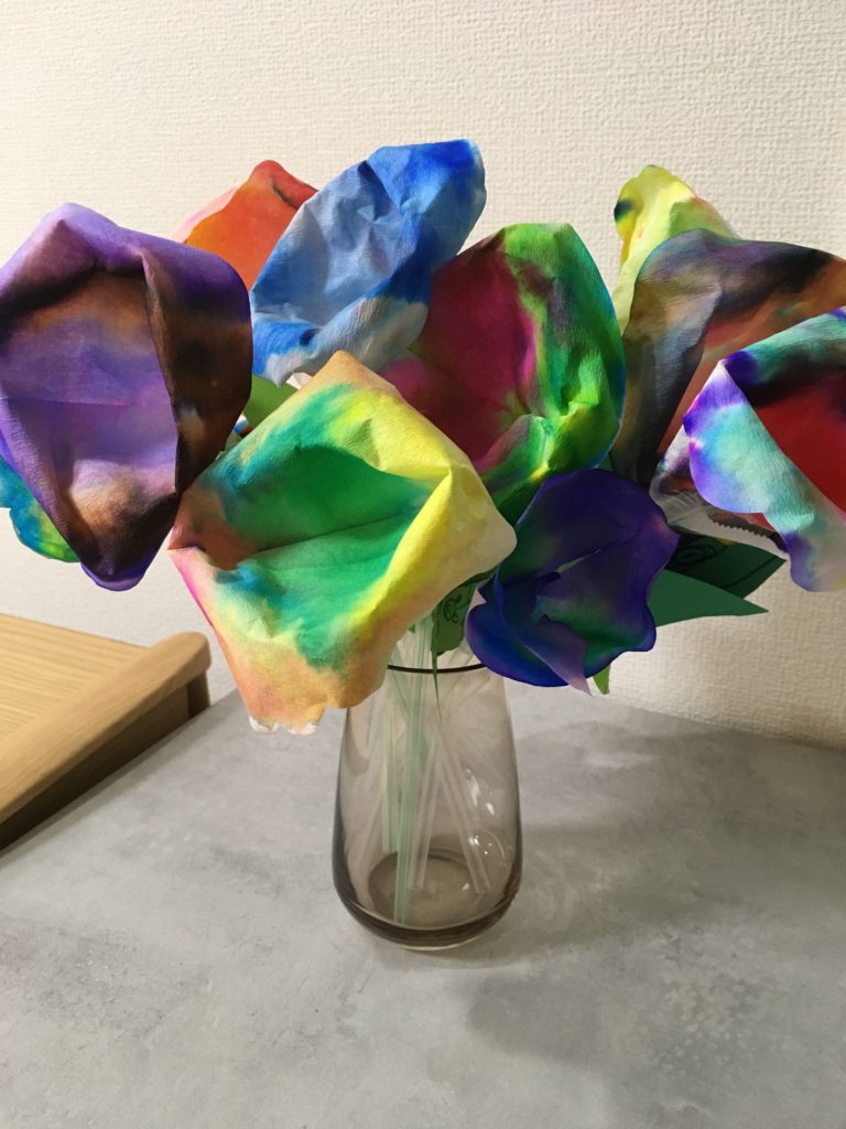 コーヒーフィルターフラワー