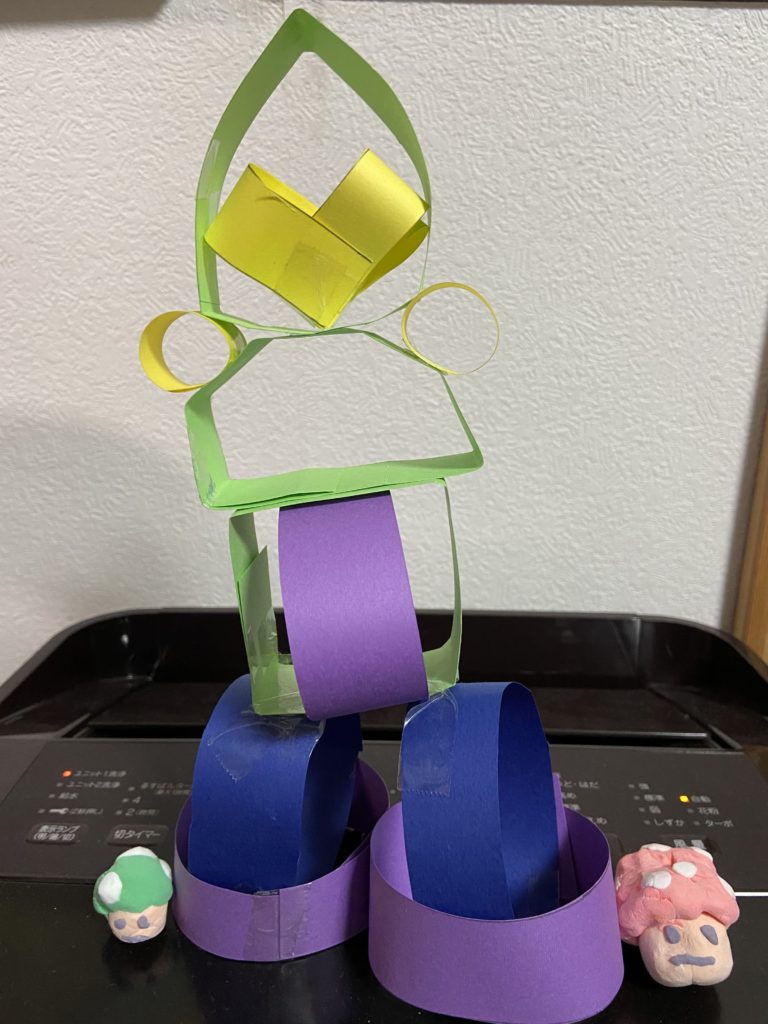 カエルとアイテムきのこ