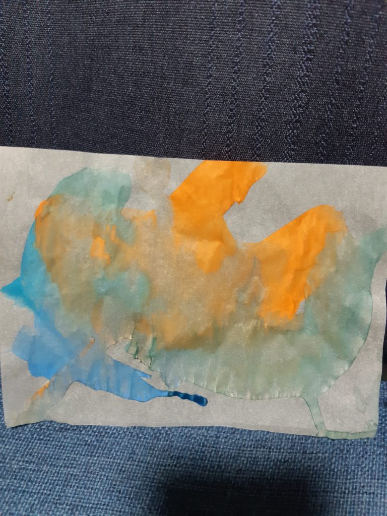 えのぐをつかってかいてみたよ