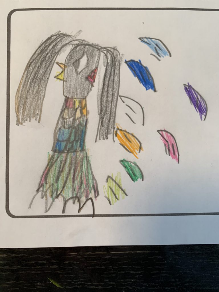 親子でアマビエチャレンジ！