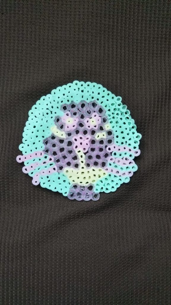 ストローでコースター