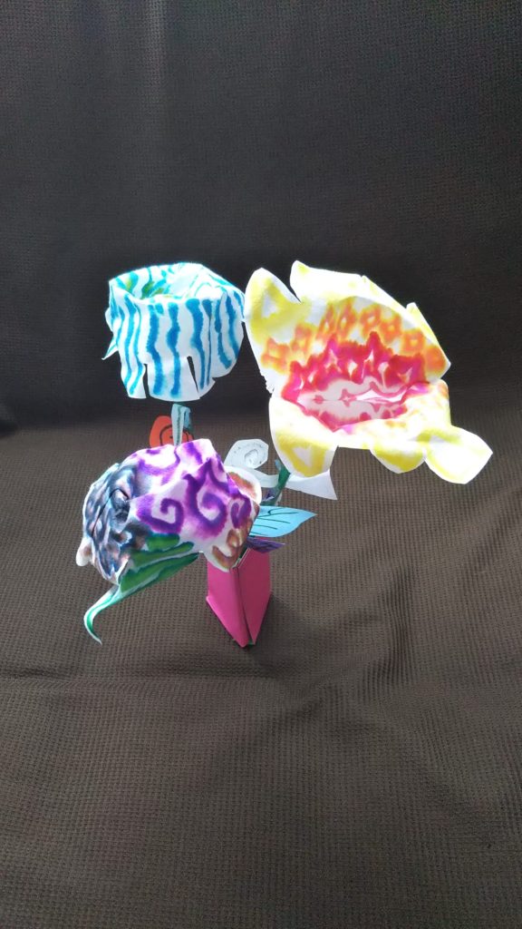 コーヒーフィルターフラワー