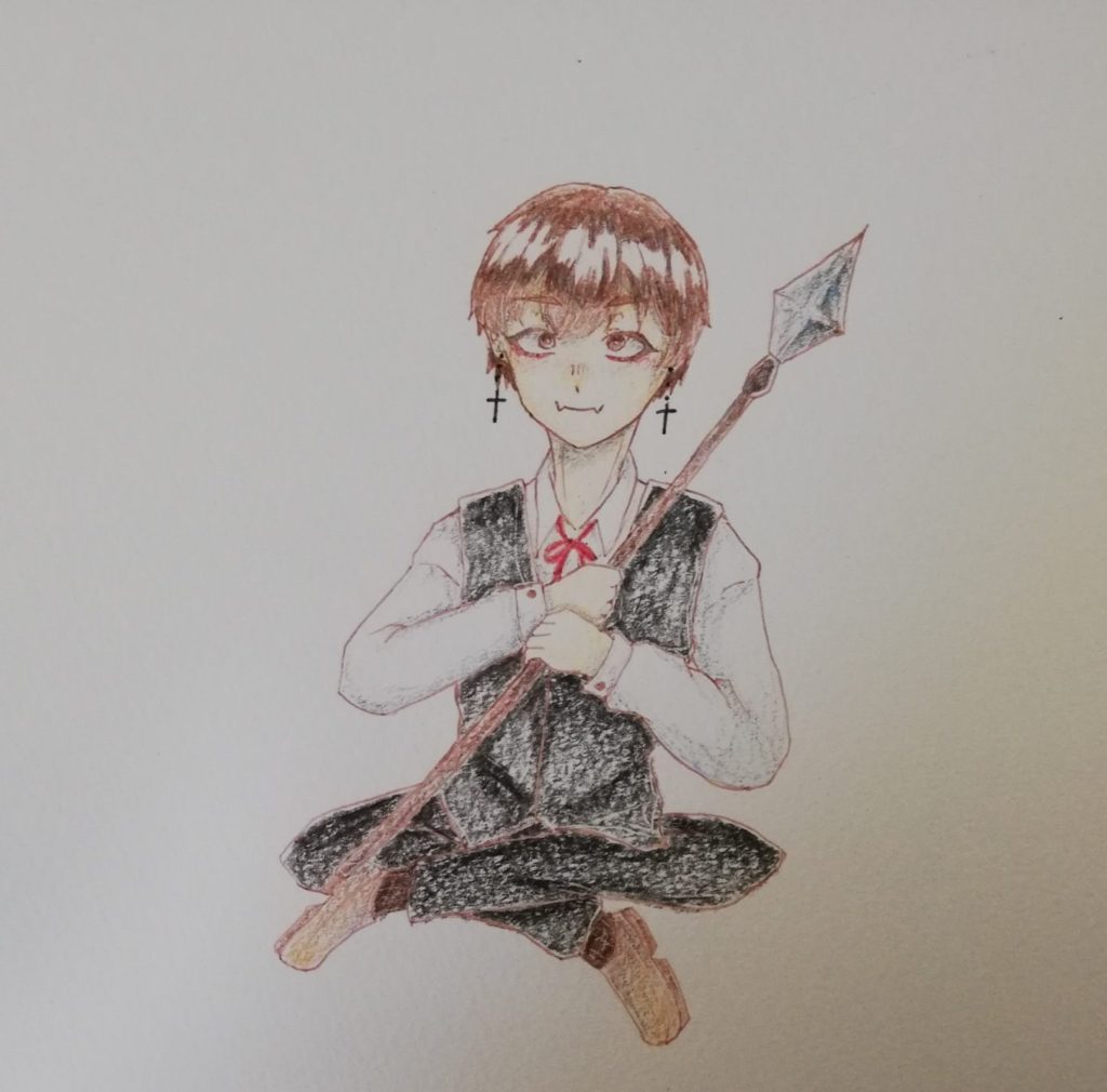 色鉛筆をつかって