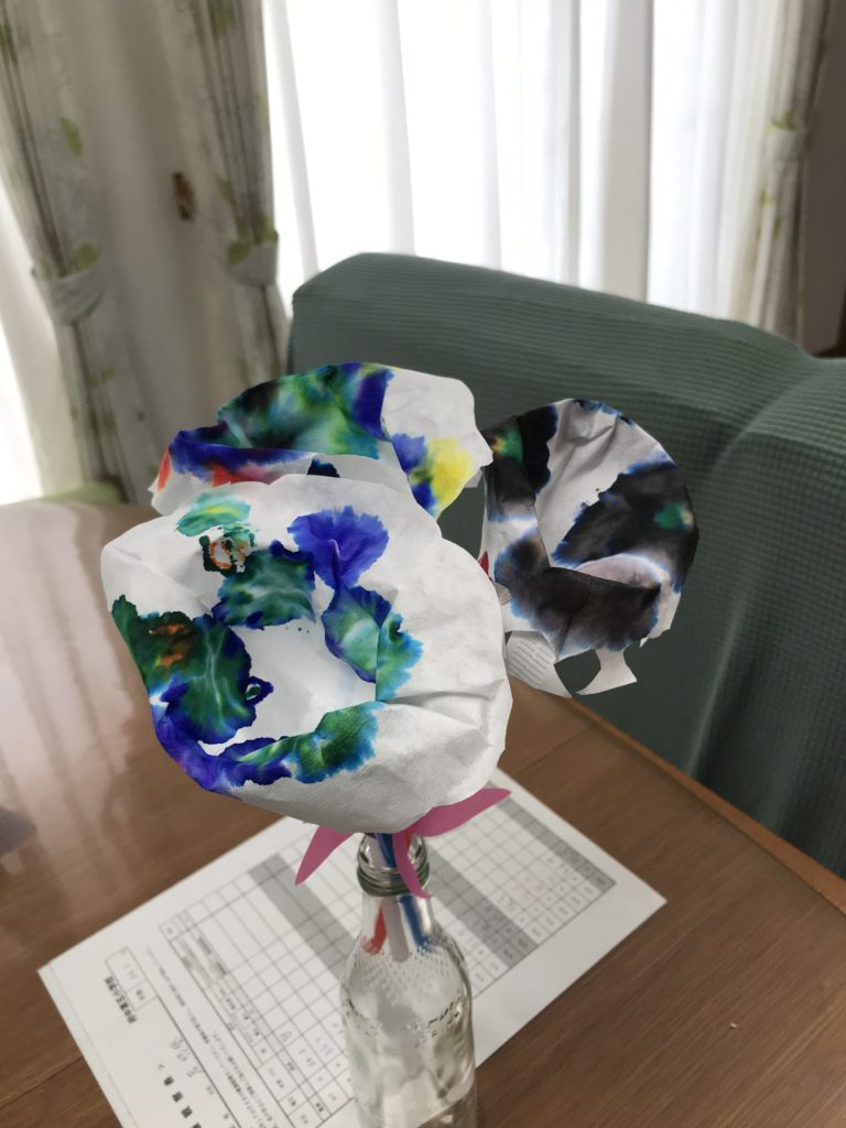 コーヒーフィルターフラワー