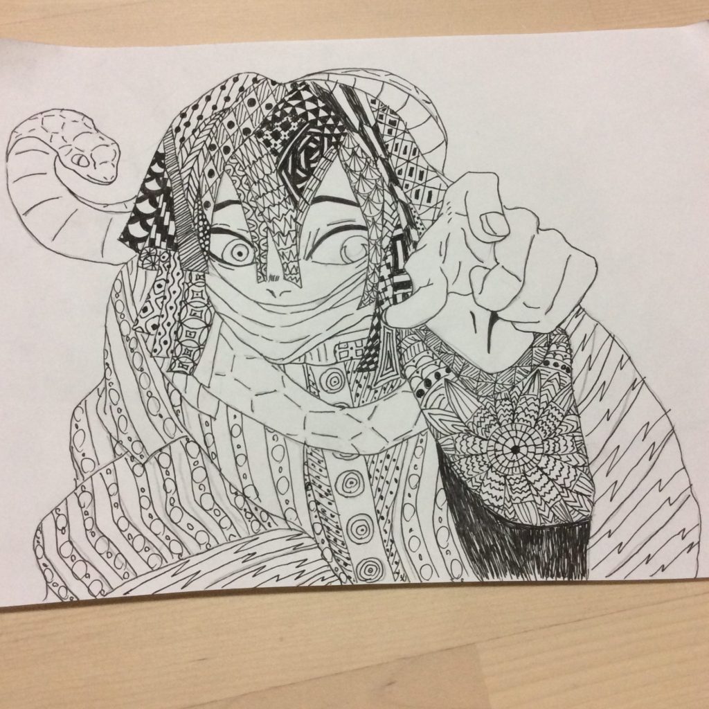 パターンアート×伊黒小芭内