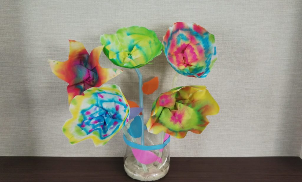 コーヒフィルターフラワー