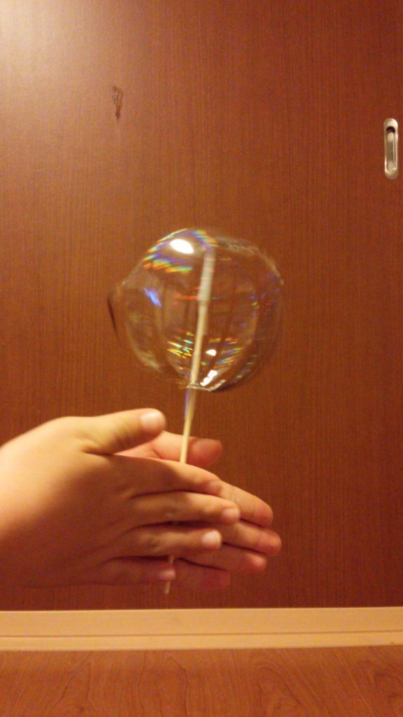 シャボン玉工作