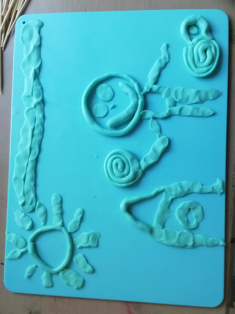 なかよくしている絵