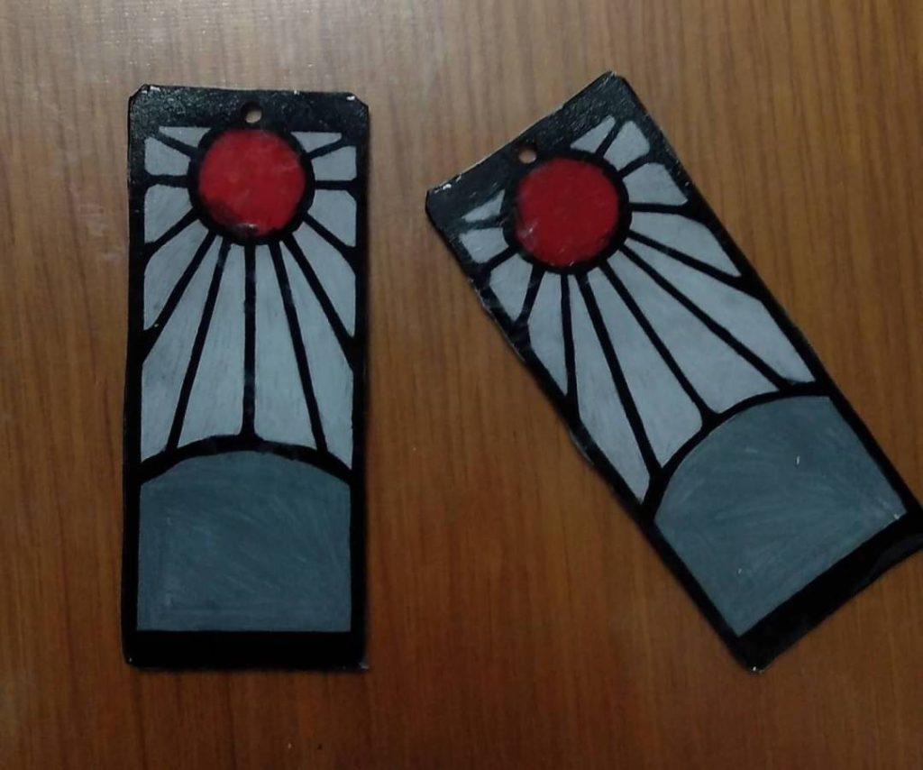 炭治郎の耳飾り