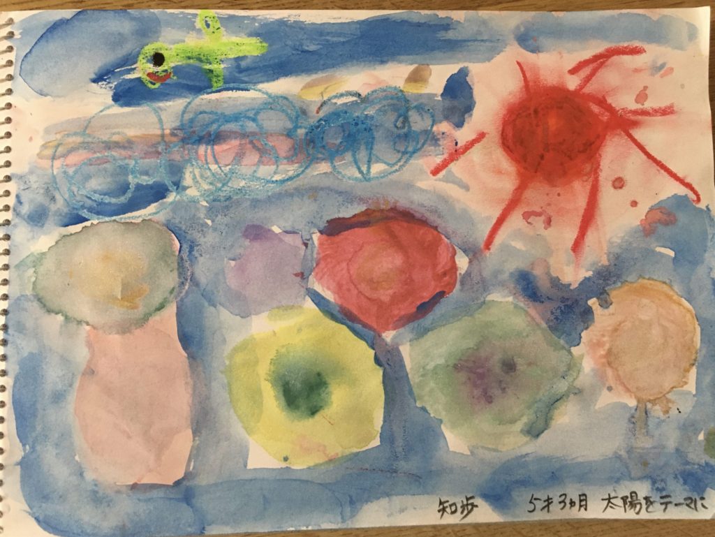 太陽とお花たち