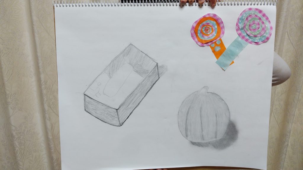 デッサン静物画