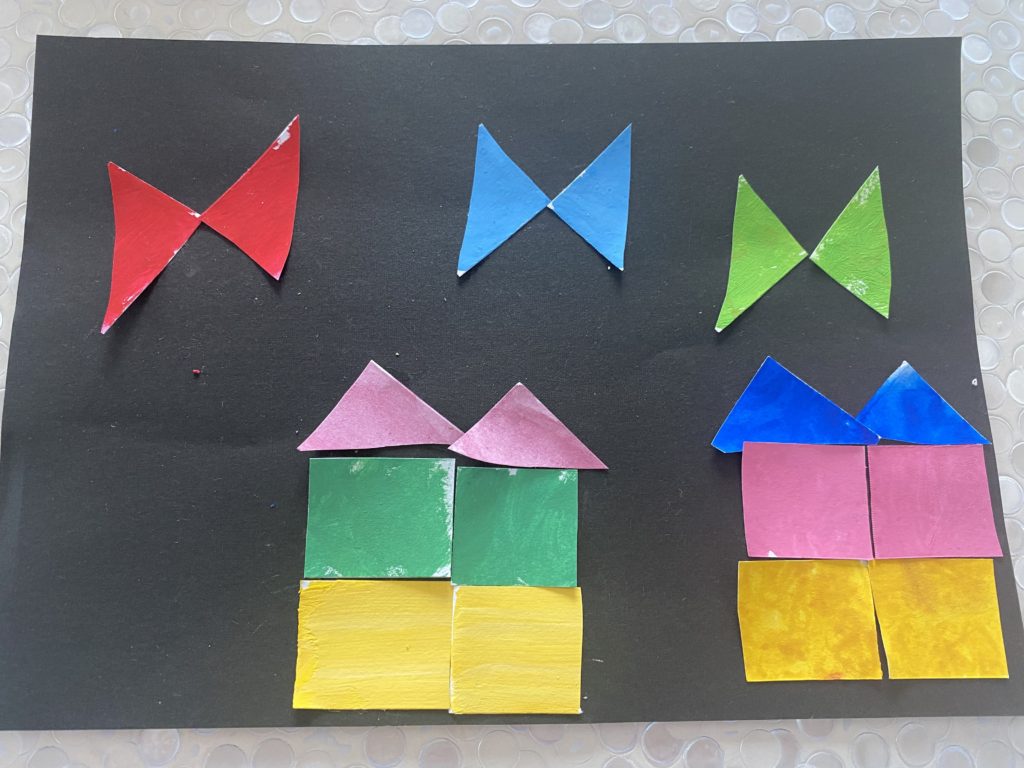 お家とちょうちょ