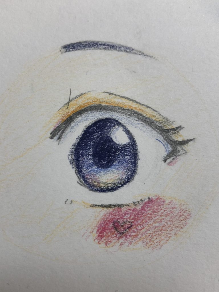 目　色鉛筆👁