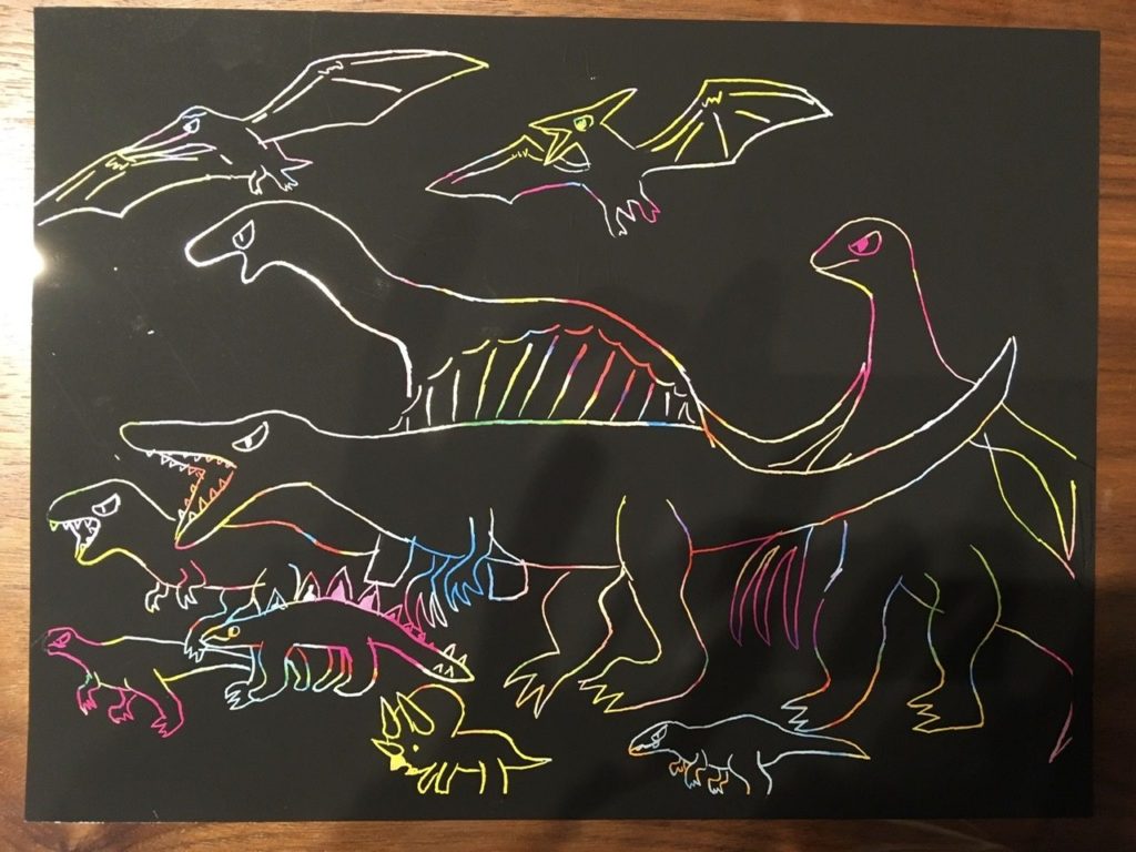 スクラッチアート