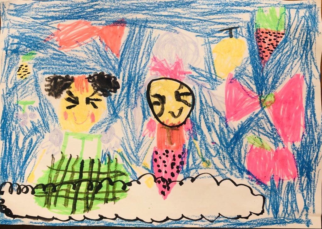 メロンとイチゴのスカートが可愛いよ