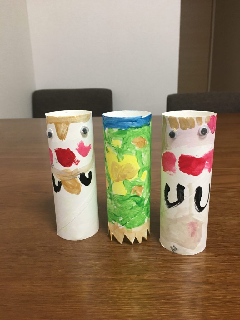 おばけくんとおばけちゃんと抹茶チュロス