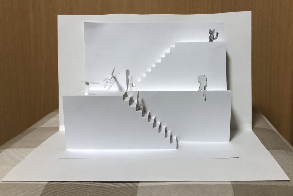 切り紙ポップアップ