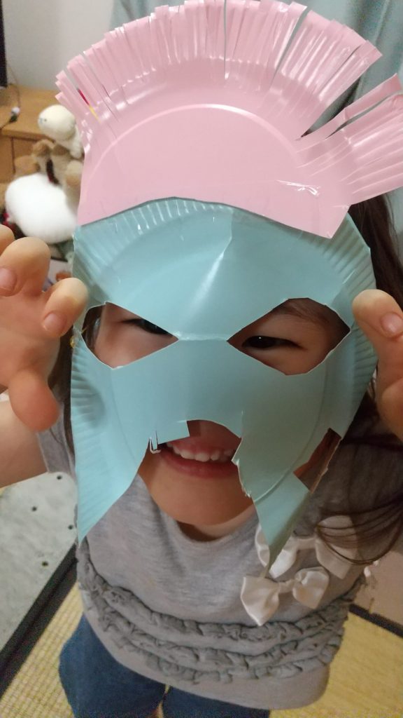 ライオンのお面です