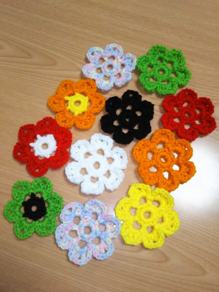 母の余った毛糸