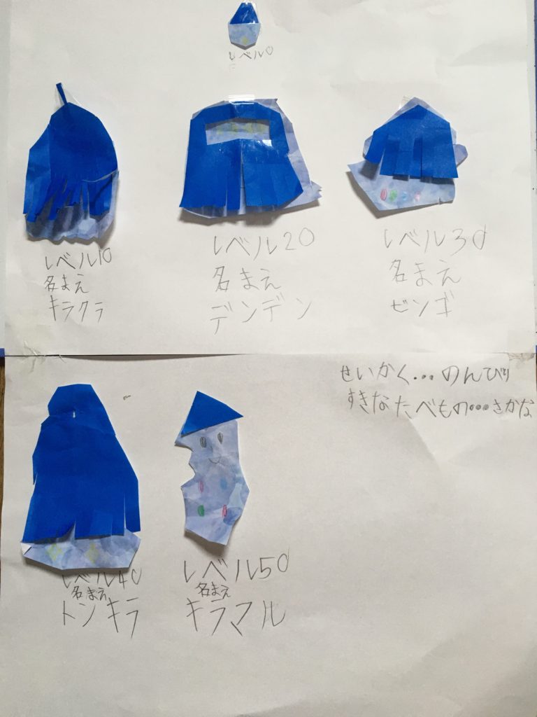 謎の青い生物　キラクラ