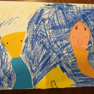 海の中のキャンプ