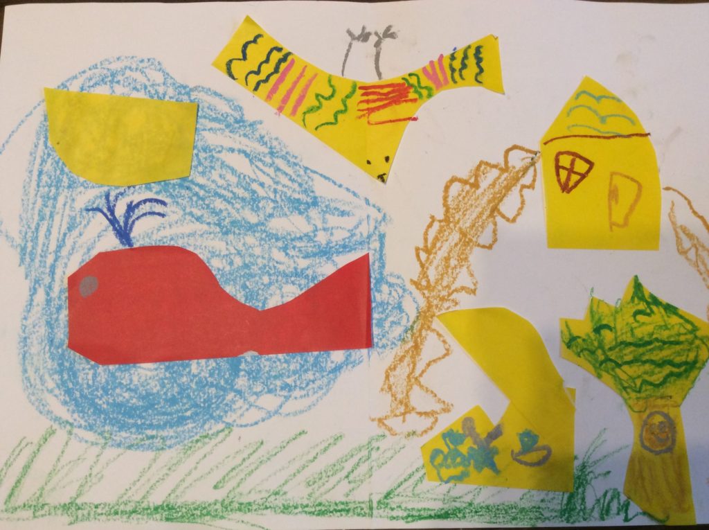 クジラと鳥とリスさんと宝箱