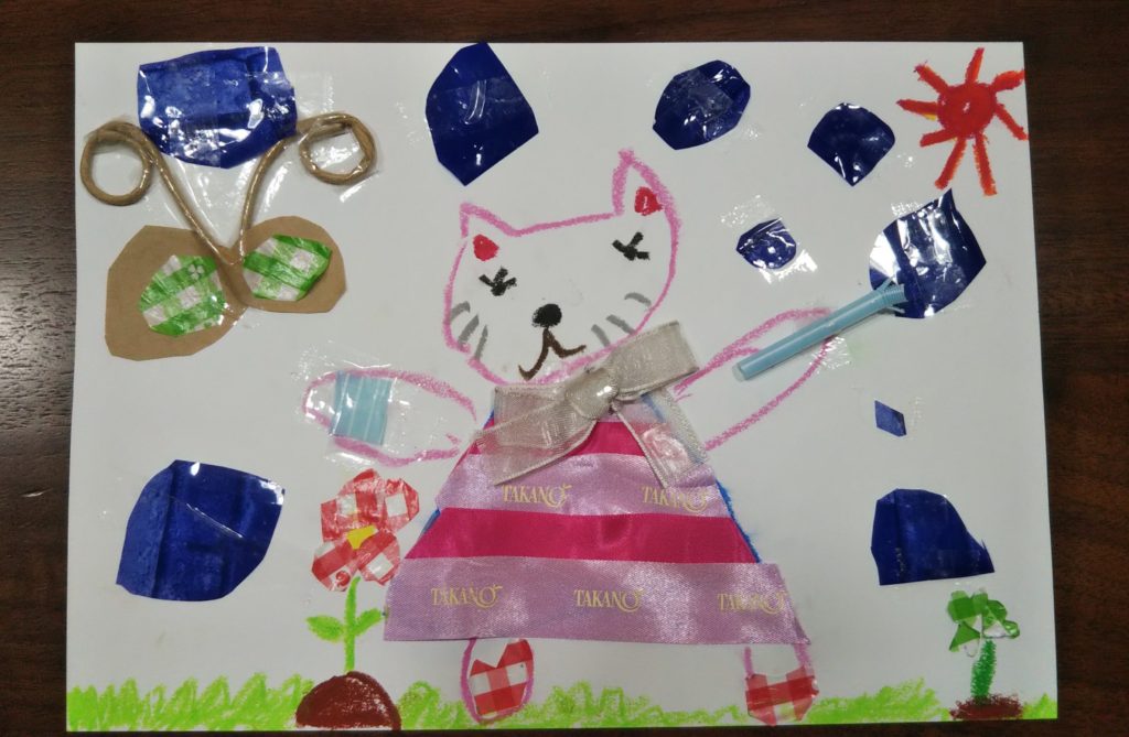 ネコちゃんとシャボン玉