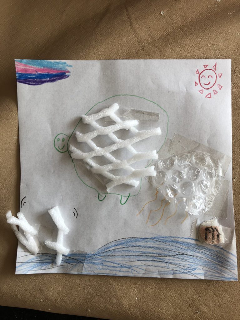 さわって楽しい海の絵