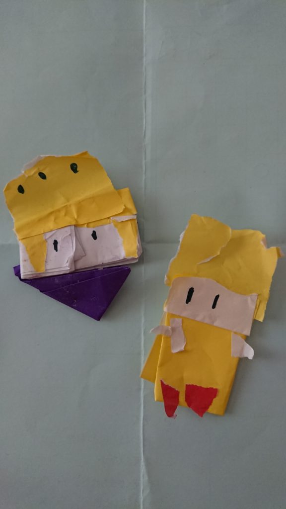 オリー王とオリビア(ペーパーマリオ オリガミキングより)