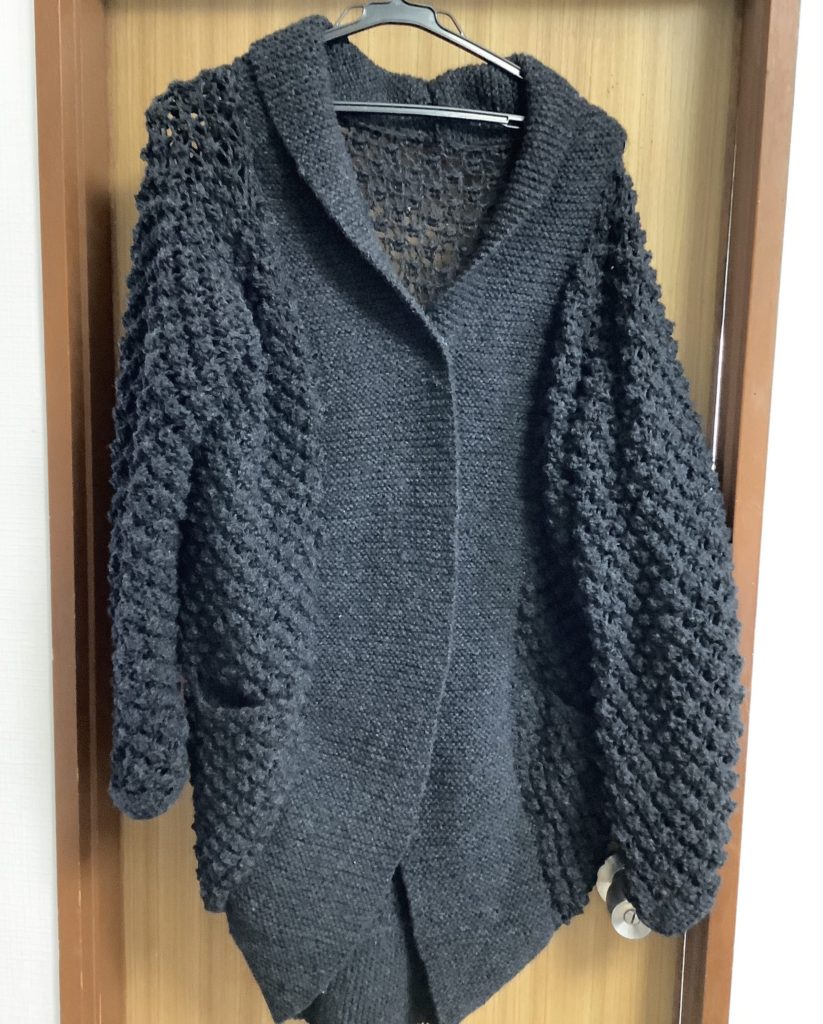 カーディガンできたよおお カーディガンできたよおお