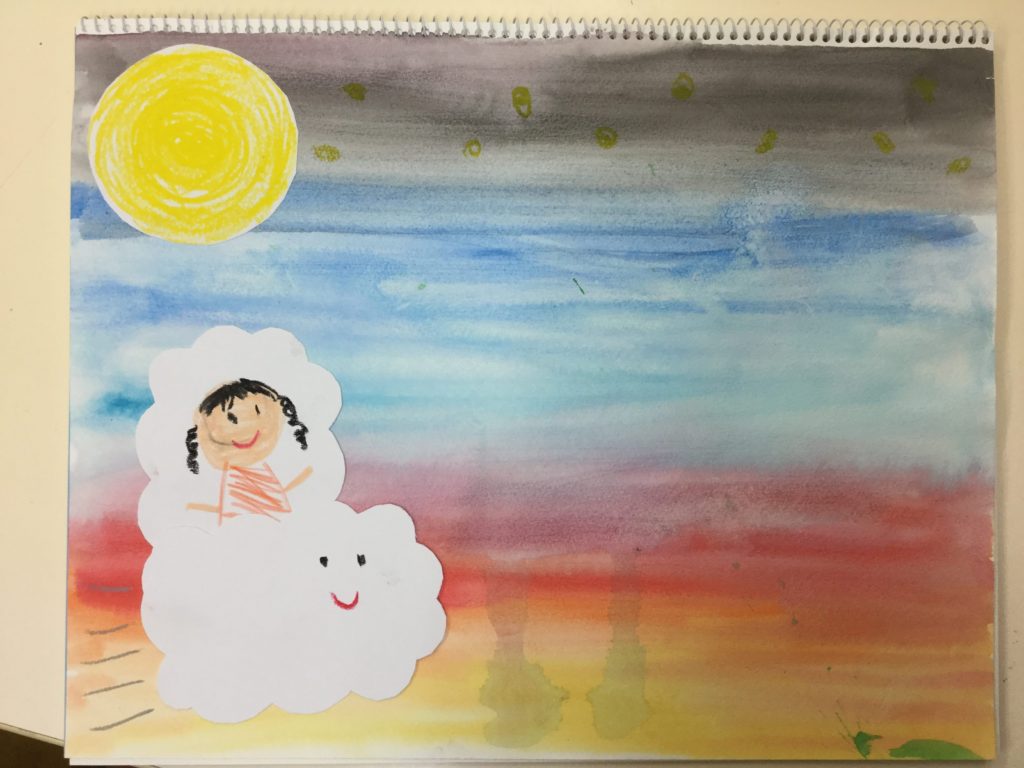 カラフルなよるのおそらのおさんぽ