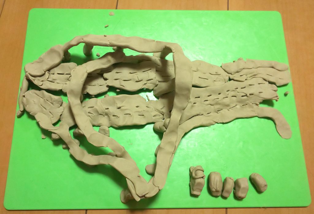 高速道路「りんくうJCT」(油粘土)