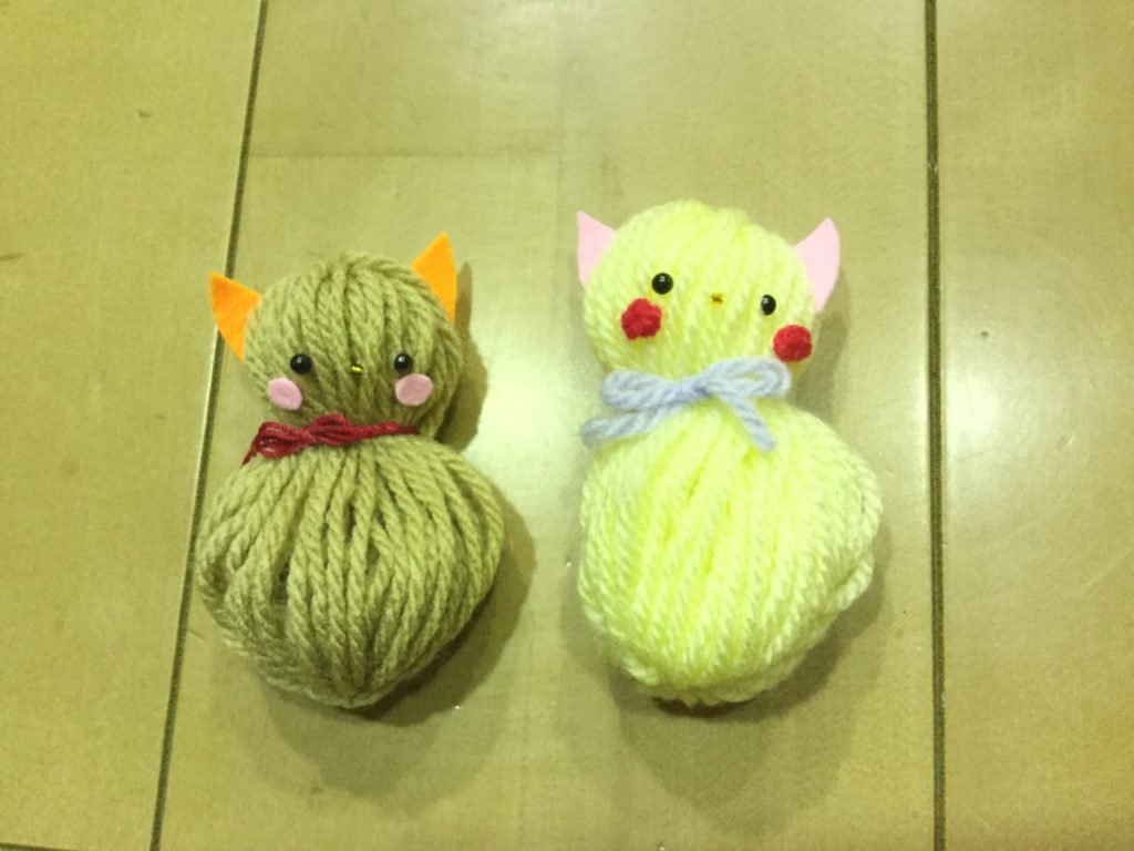 毛糸まきまき　ねこちゃん