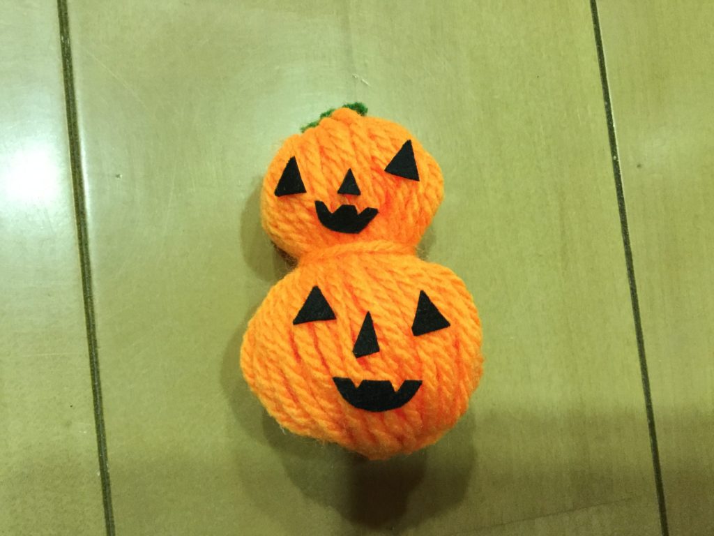 毛糸まきまき　ジャック・オ・ランタン