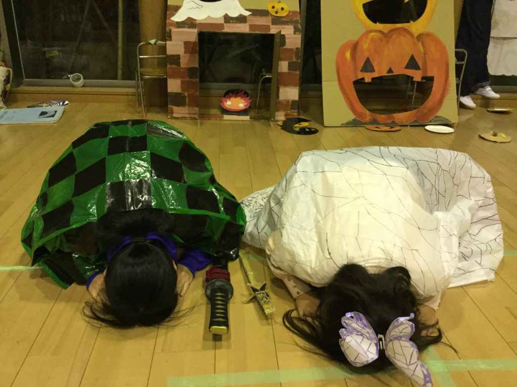 炭治郎としのぶさんとお館様ごっこ