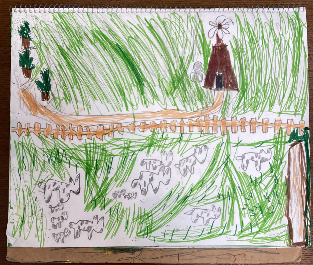 （下書き）牛の牧場