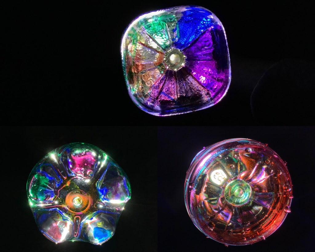 ペットボトルの底だけど