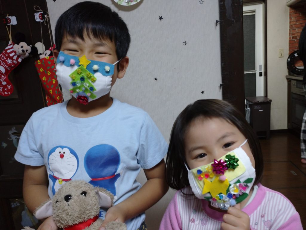 キラキラクリスマスパーティマスク