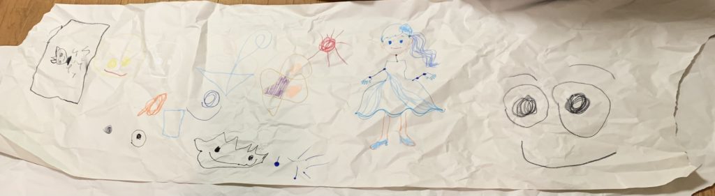 ながーいおえかき