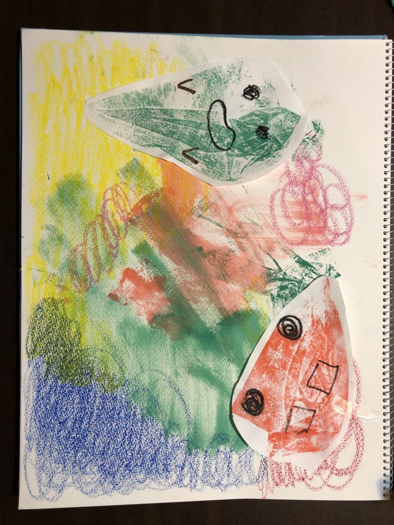 カラフル海にあそびにきたよ。