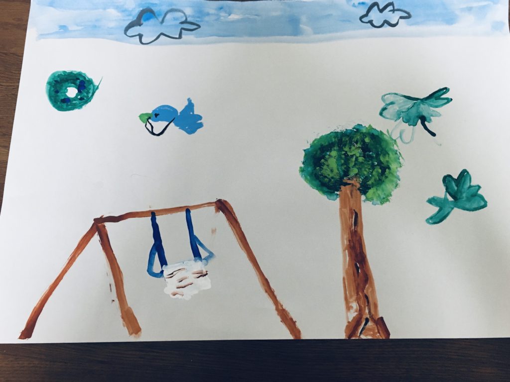 立体的な木が見えた